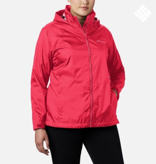 Columbia Switchback III Jakke Dame Rød | Plus Size 62480F